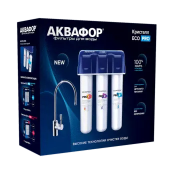 Водоочиститель Аквафор модель Кристалл ECO PRO-0